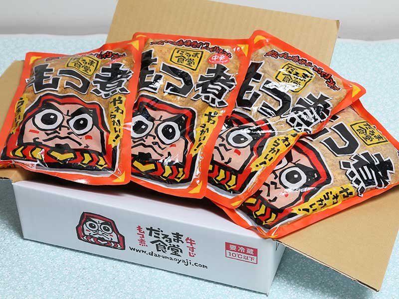 画像1: だるま食堂のもつ煮（４００ｇ）４パックセット